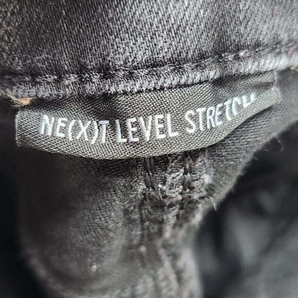AMERICAN EAGLE Jeans Womens Size 8 Short Black Next Level Stretch Distressed - Picture 11 of 14